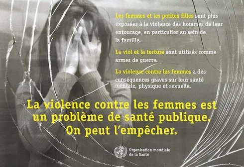 OMS - violence femmes et filles